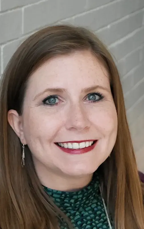 Portrait of Sabrina Hallongren, PhD, UX research leader